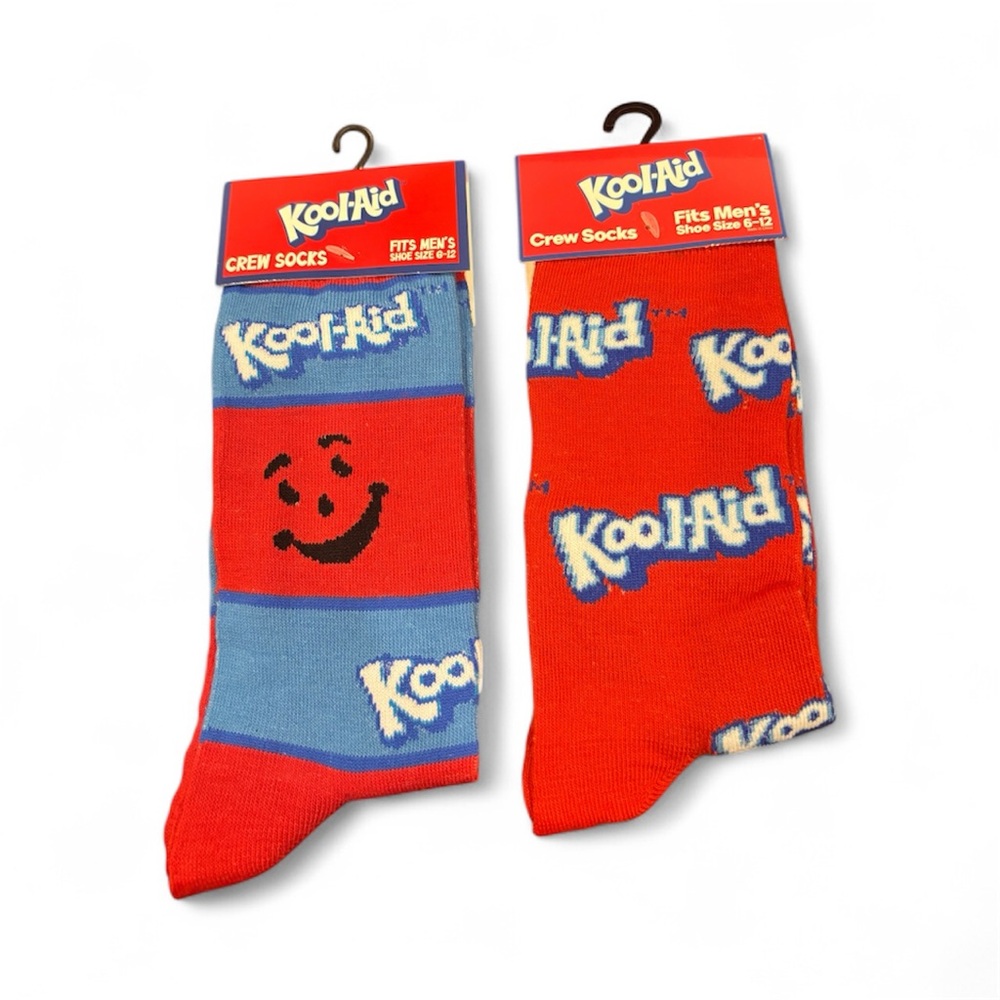 Kool-Aid Crew Socks Red and Blue